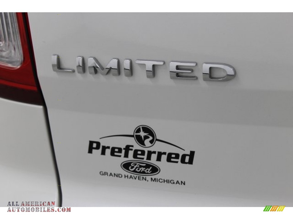 2012 Explorer Limited 4WD - White Platinum Tri-Coat / Medium Light Stone photo #11