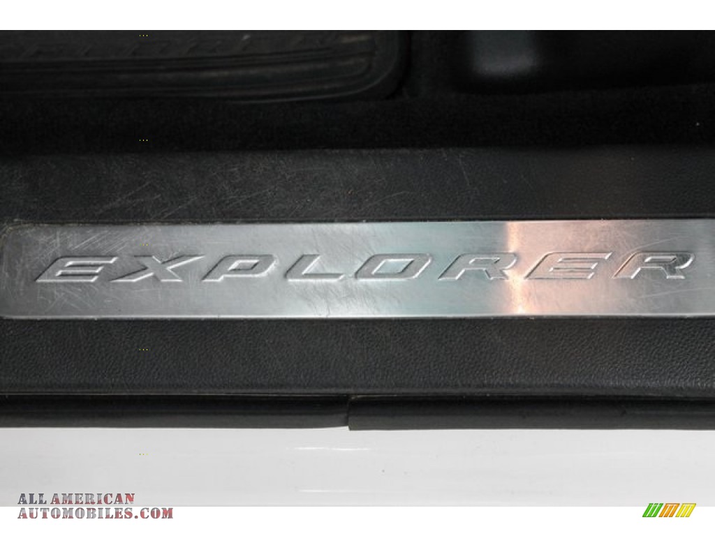 2012 Explorer Limited 4WD - White Platinum Tri-Coat / Medium Light Stone photo #17