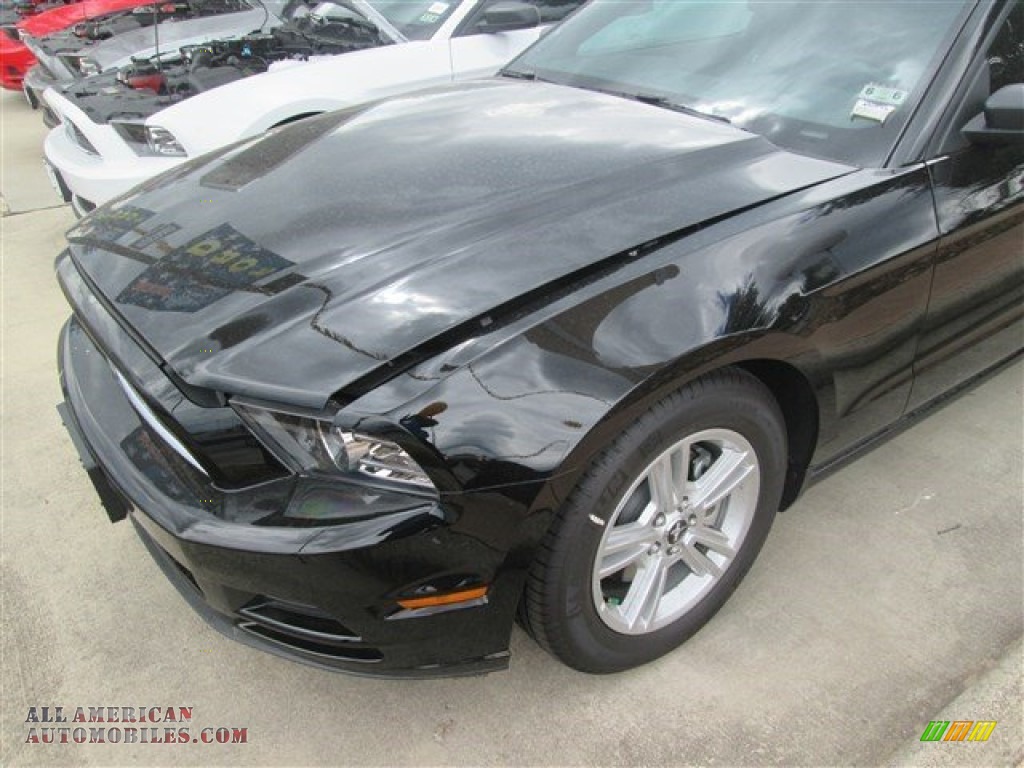 2014 Mustang V6 Coupe - Black / Charcoal Black photo #2