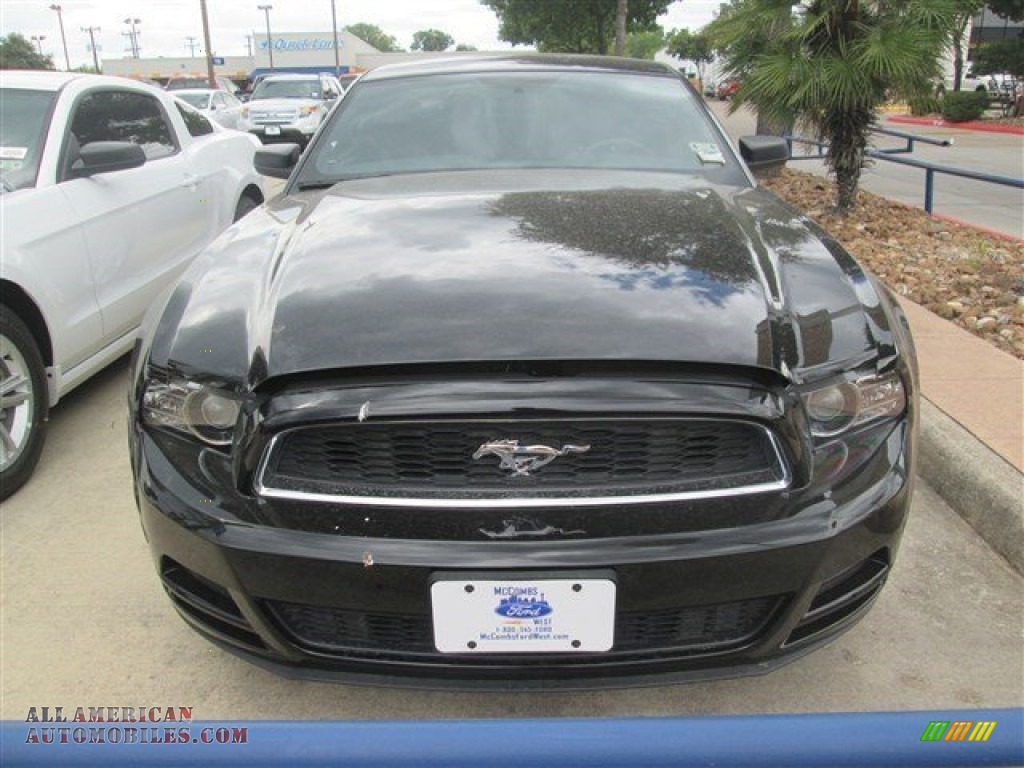 2014 Mustang V6 Coupe - Black / Charcoal Black photo #4