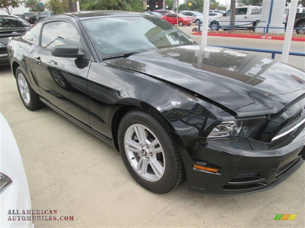 2014 Mustang V6 Coupe - Black / Charcoal Black photo #5