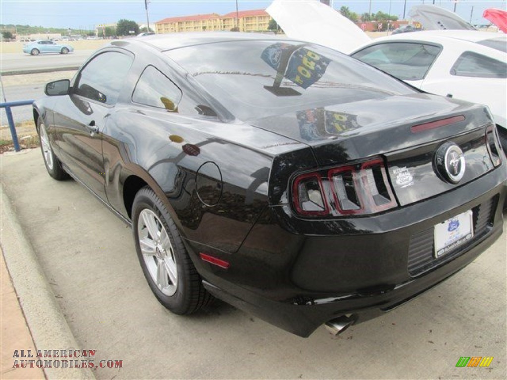 2014 Mustang V6 Coupe - Black / Charcoal Black photo #9