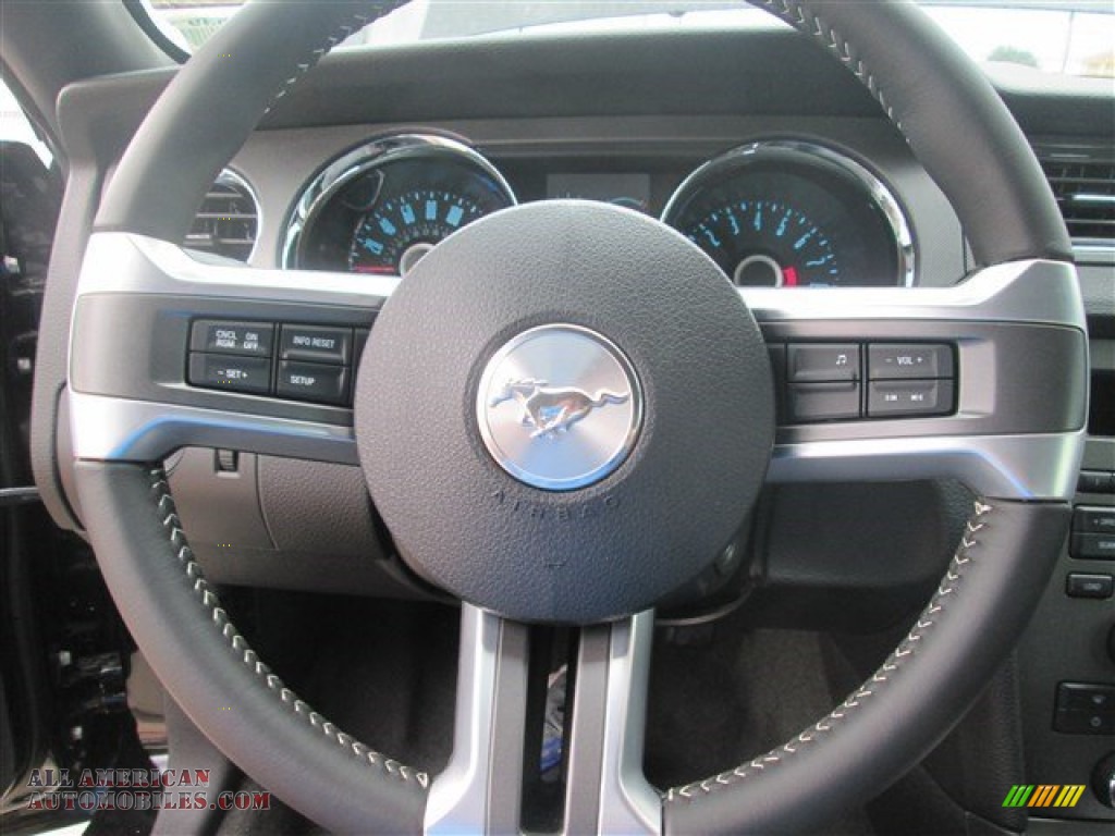 2014 Mustang V6 Coupe - Black / Charcoal Black photo #13