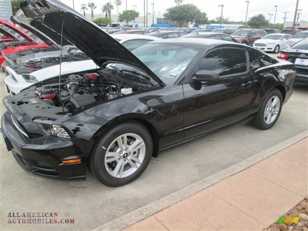 2014 Mustang V6 Coupe - Black / Charcoal Black photo #20