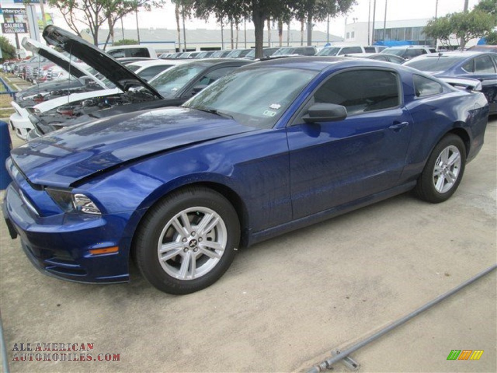 Deep Impact Blue / Charcoal Black Ford Mustang V6 Coupe