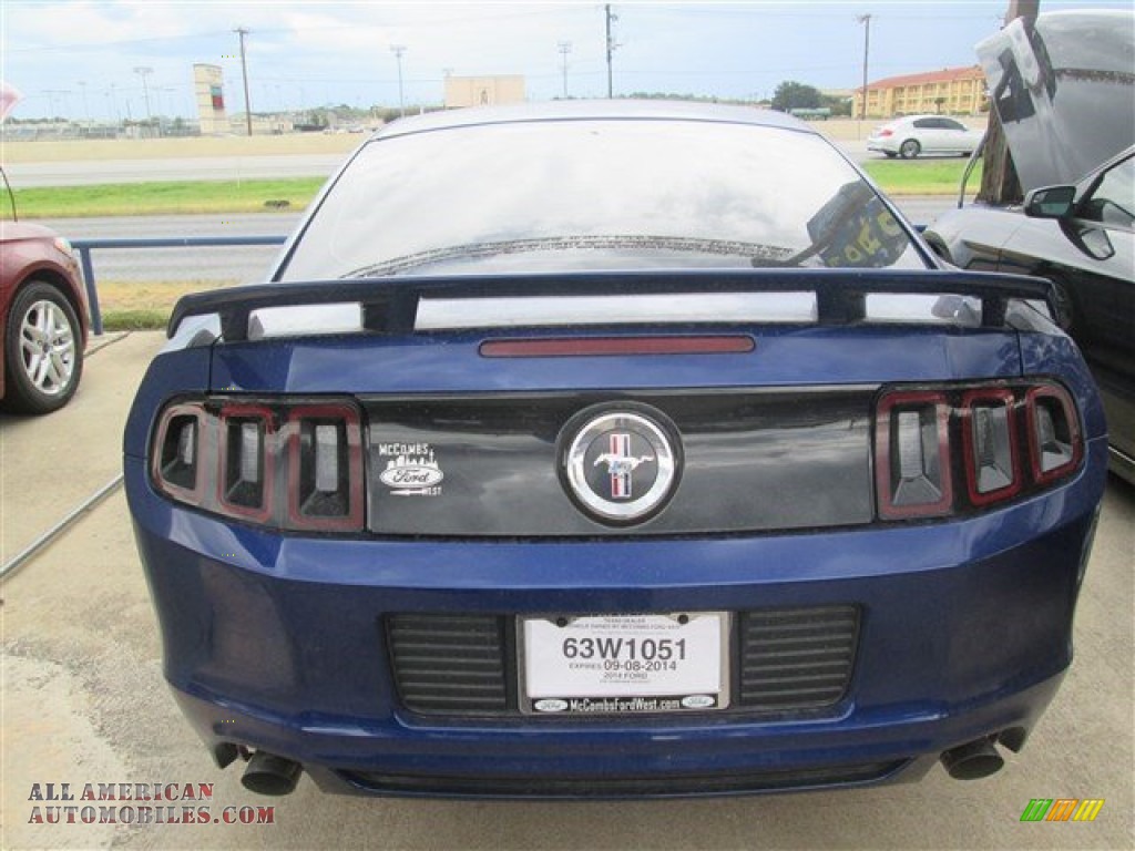 2014 Mustang V6 Coupe - Deep Impact Blue / Charcoal Black photo #8
