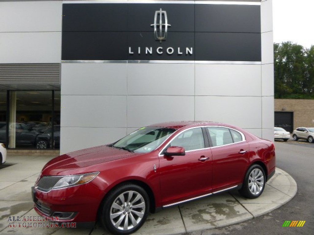 Ruby Red / Light Dune Lincoln MKS FWD