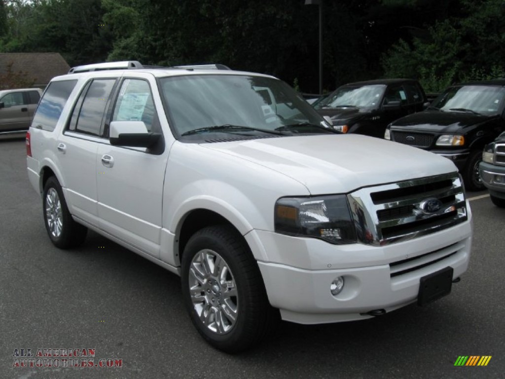 White Platinum / Charcoal Black Ford Expedition Limited 4x4