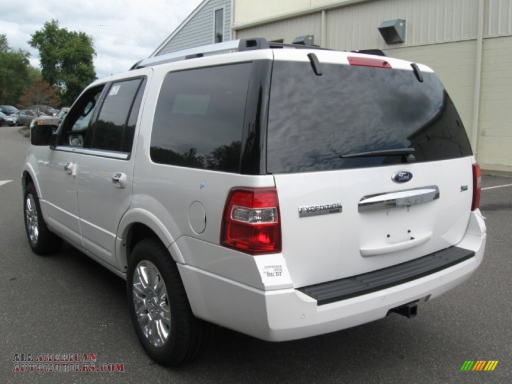 2014 Expedition Limited 4x4 - White Platinum / Charcoal Black photo #2