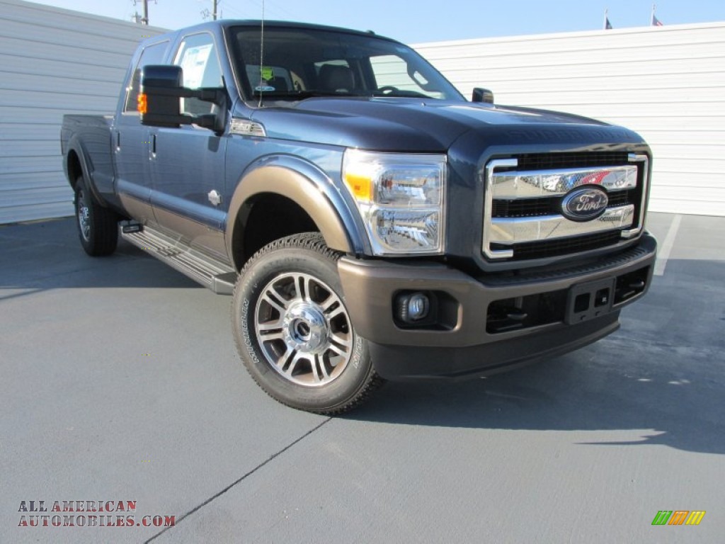 2015 F350 Super Duty King Ranch Crew Cab 4x4 - Blue Jeans / King Ranch Mesa Antique Affect/Adobe photo #1