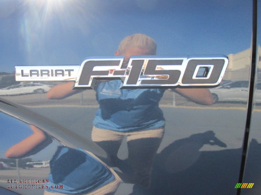 2014 F150 Lariat SuperCrew 4x4 - Blue Jeans / Steel Grey photo #13