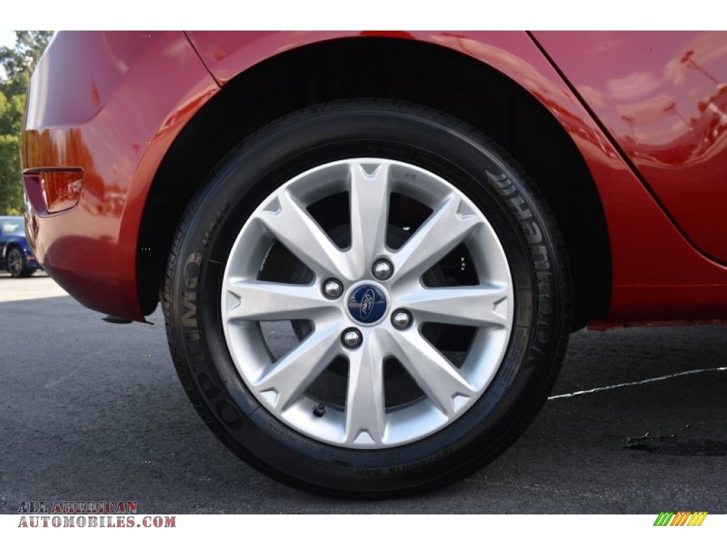 2013 Fiesta SE Hatchback - Ruby Red / Charcoal Black/Light Stone photo #16