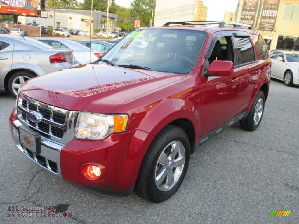 2011 Escape Limited V6 4WD - Sangria Red Metallic / Charcoal Black photo #2