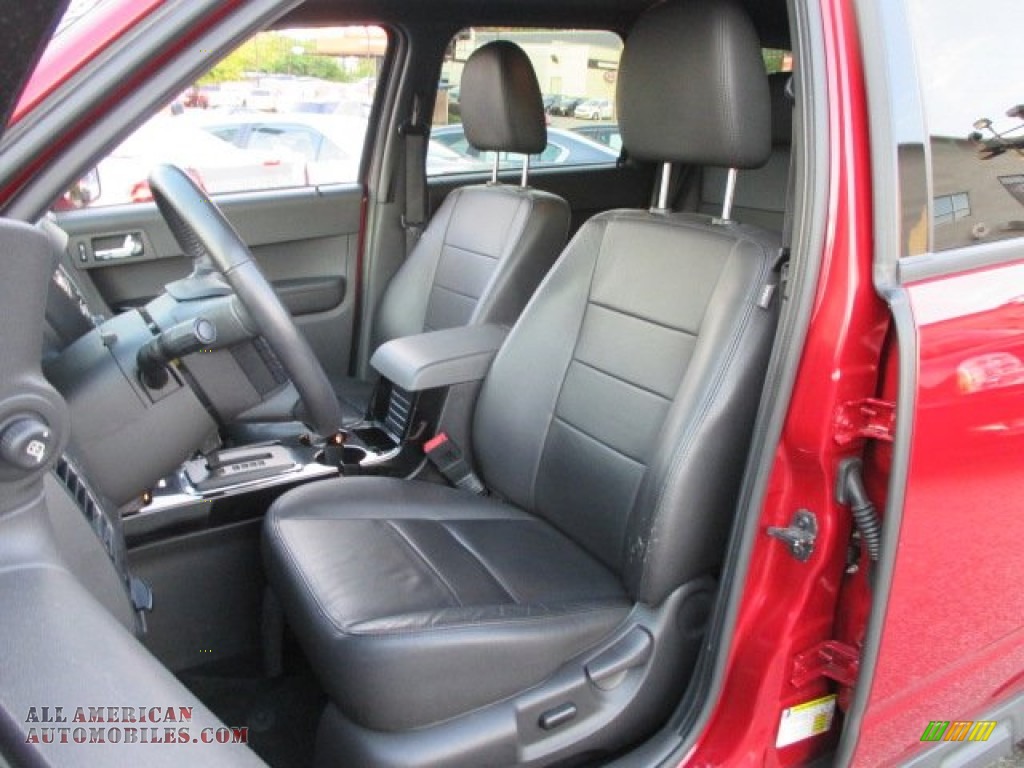 2011 Escape Limited V6 4WD - Sangria Red Metallic / Charcoal Black photo #10