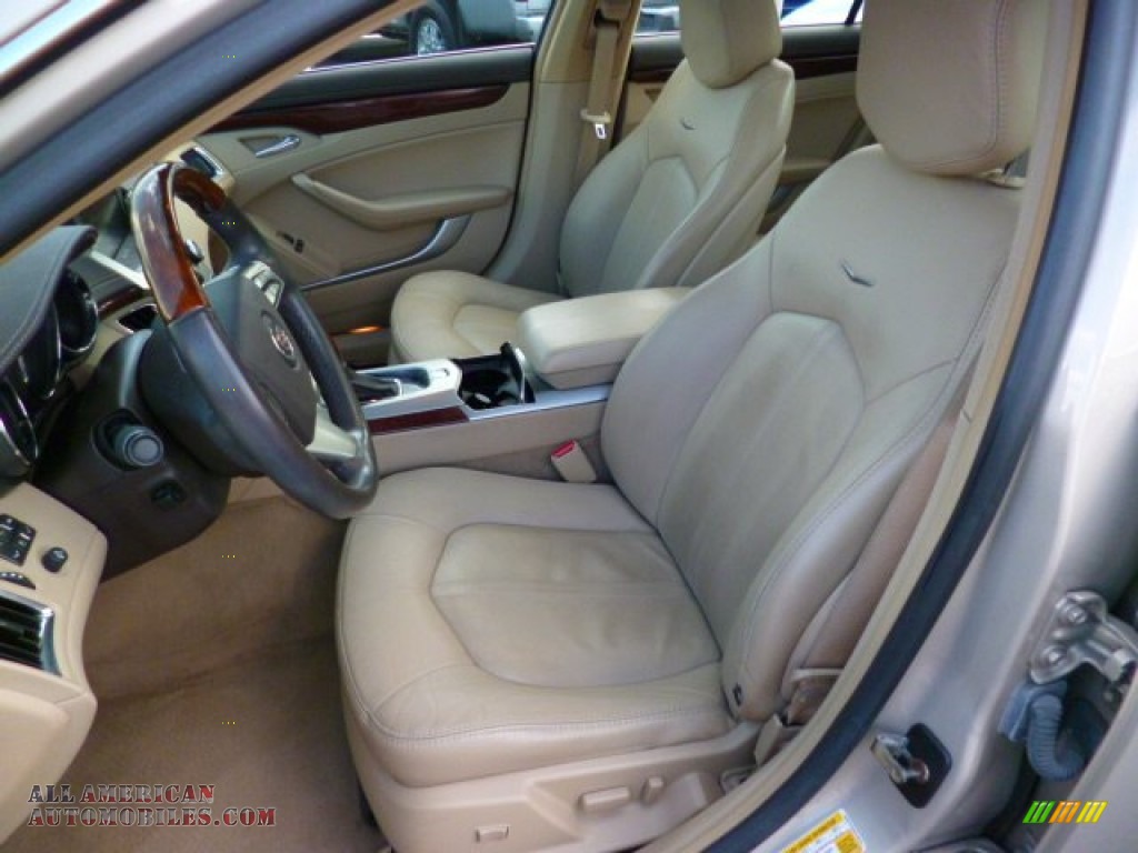 2009 CTS 4 AWD Sedan - Gold Mist / Cashmere/Cocoa photo #15