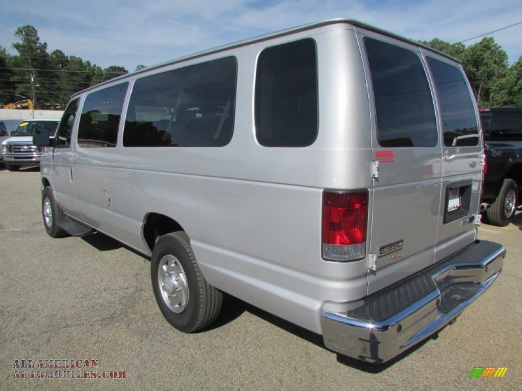 2013 E Series Van E350 XLT Extended Passenger - Ingot Silver Metallic / Medium Flint photo #3