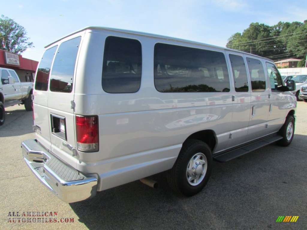 2013 E Series Van E350 XLT Extended Passenger - Ingot Silver Metallic / Medium Flint photo #6