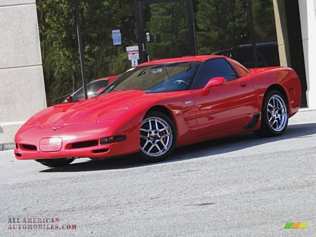 2002 Corvette Z06 - Torch Red / Torch Red photo #1