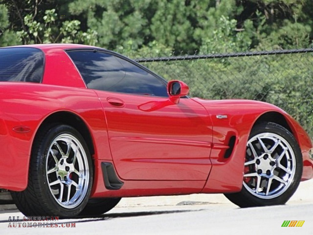 2002 Corvette Z06 - Torch Red / Torch Red photo #8