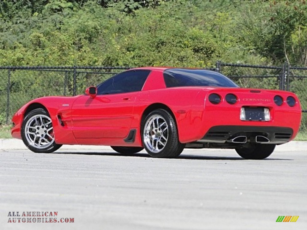 2002 Corvette Z06 - Torch Red / Torch Red photo #13