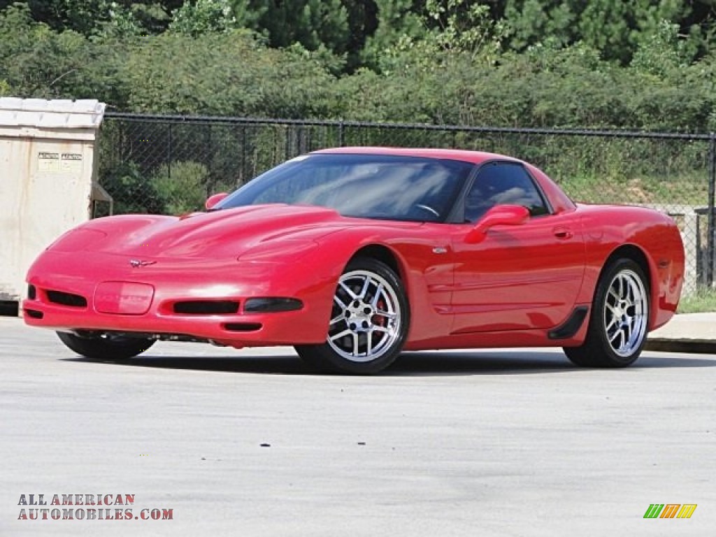 2002 Corvette Z06 - Torch Red / Torch Red photo #17