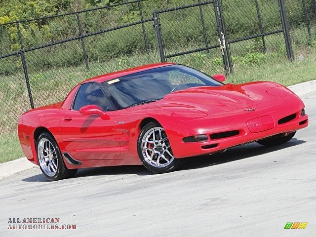 2002 Corvette Z06 - Torch Red / Torch Red photo #25