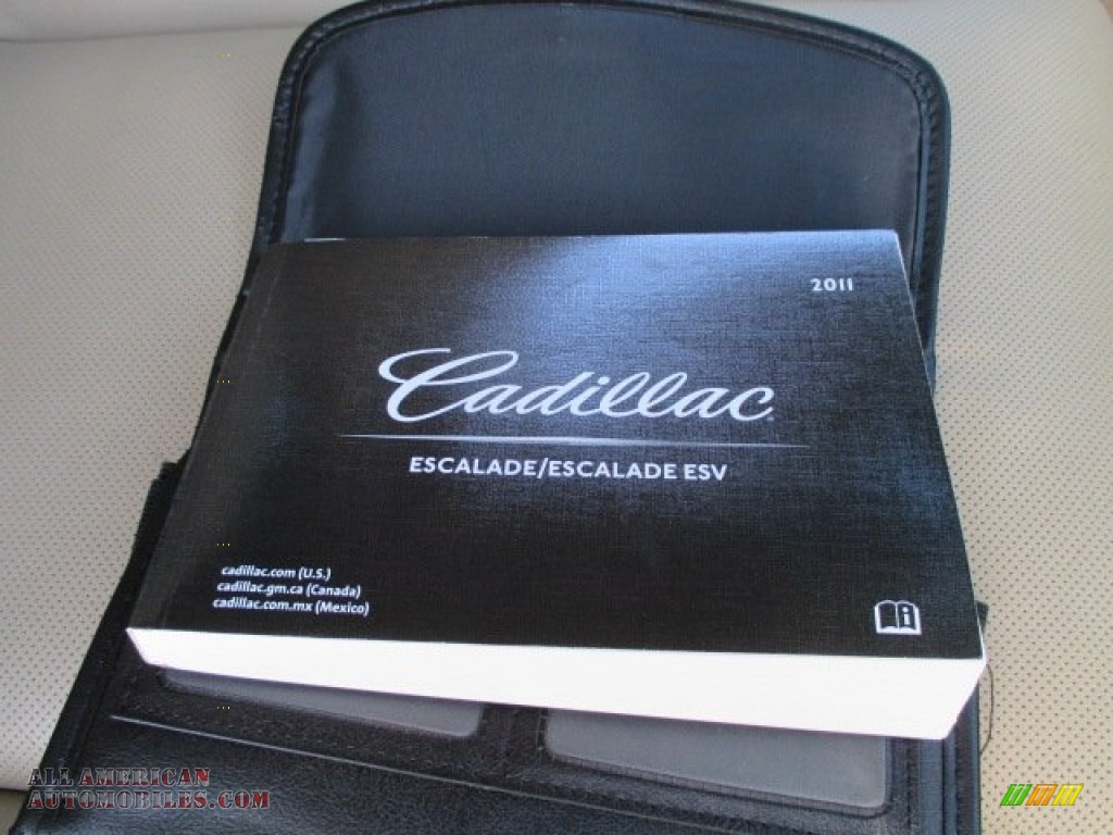 2011 Escalade ESV Luxury AWD - White Diamond Tricoat / Cashmere/Cocoa photo #55