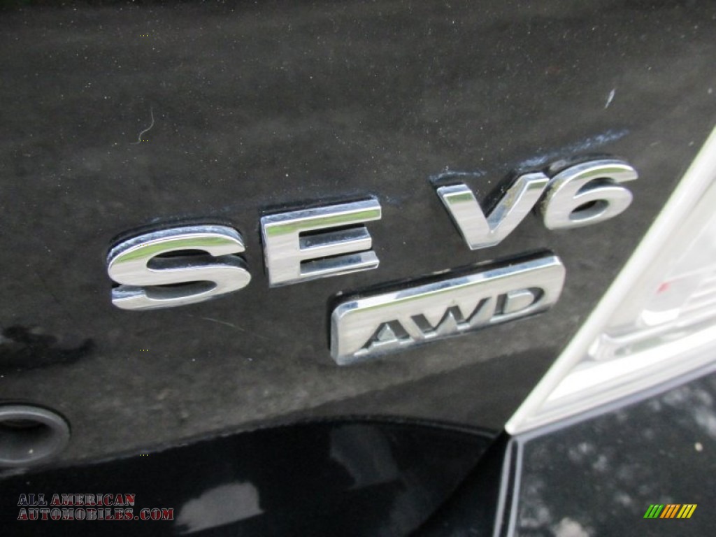 2007 Fusion SE V6 AWD - Black / Camel photo #6
