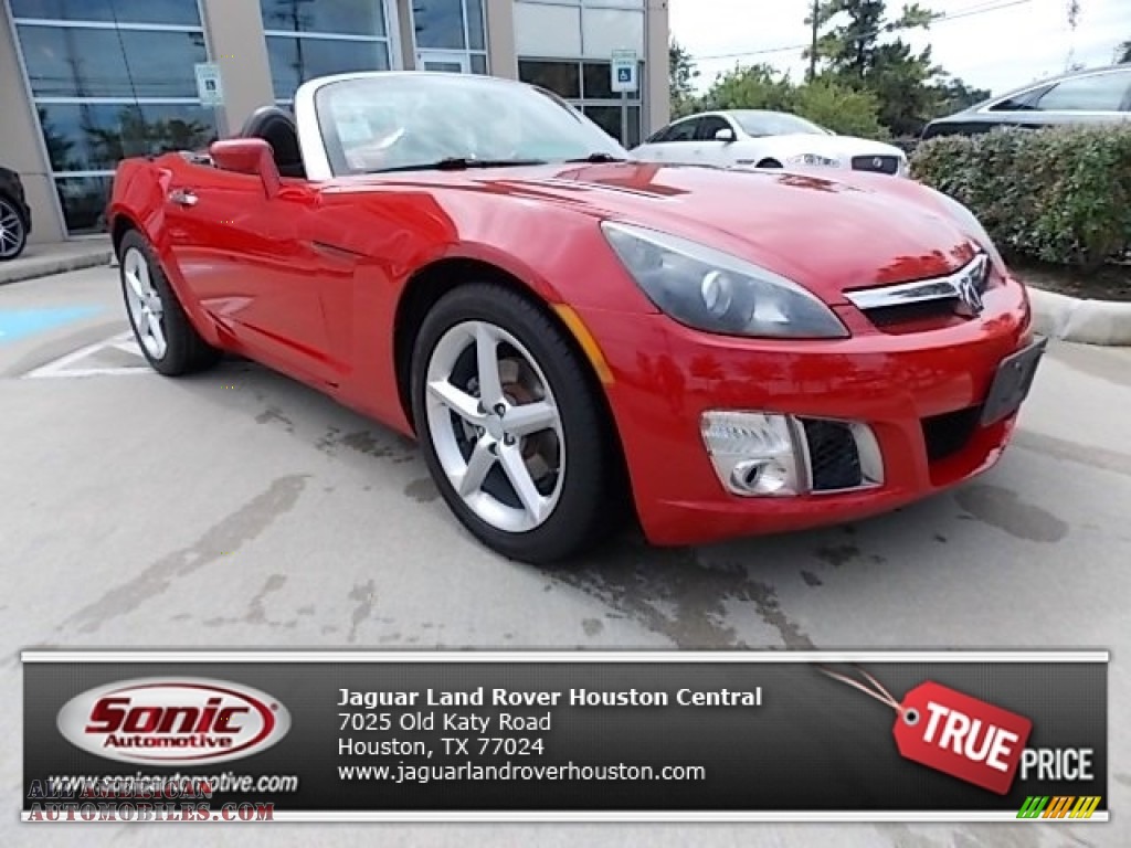 Chili Pepper Red / Black Saturn Sky Red Line Roadster
