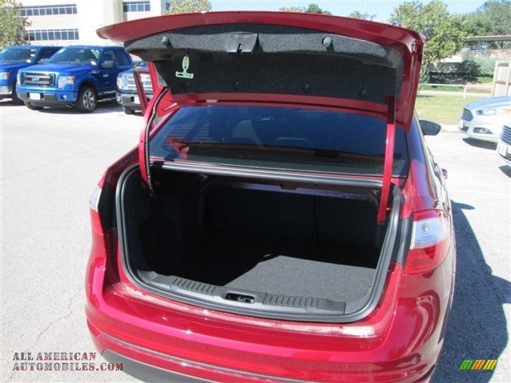 2014 Fiesta SE Sedan - Ruby Red / Medium Light Stone photo #12