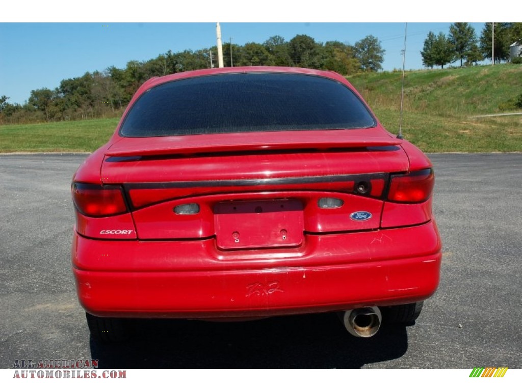 1999 Escort ZX2 Coupe - Bright Red / Medium Graphite photo #5