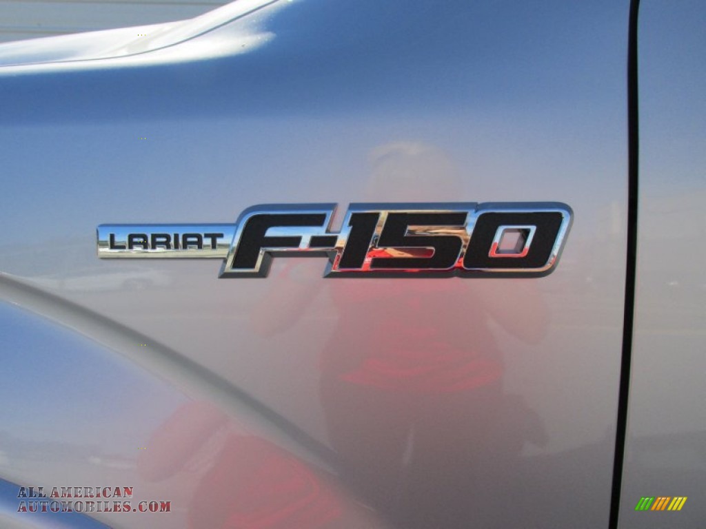 2014 F150 Lariat SuperCrew 4x4 - Ingot Silver / Steel Grey photo #14
