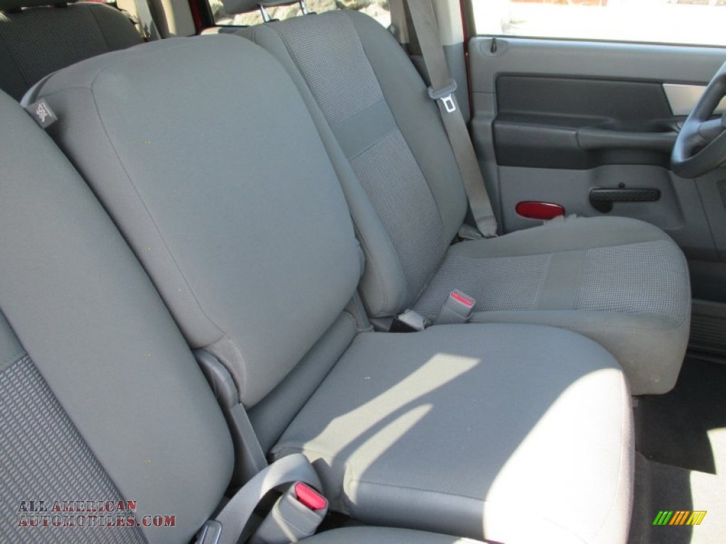 2007 Ram 1500 SLT Quad Cab 4x4 - Inferno Red Crystal Pearl / Medium Slate Gray photo #30
