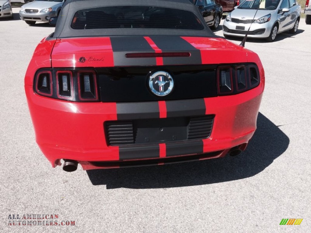 2014 Mustang V6 Convertible - Race Red / Charcoal Black photo #18
