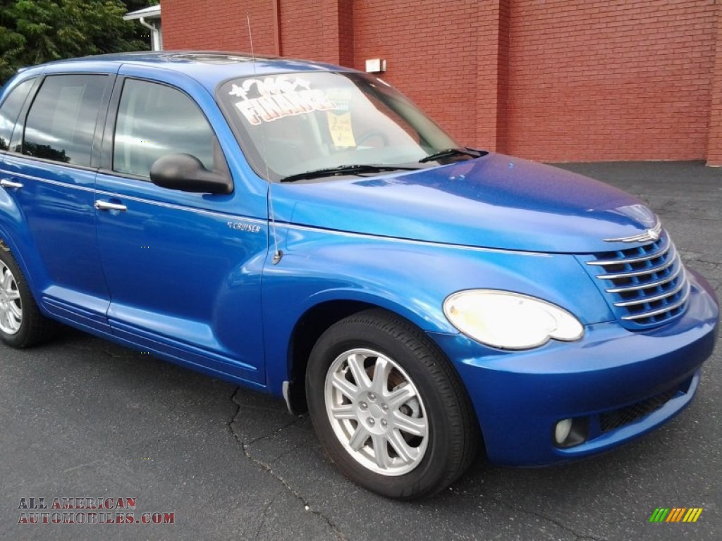 2006 PT Cruiser Limited - Electric Blue Pearl / Pastel Slate Gray photo #8