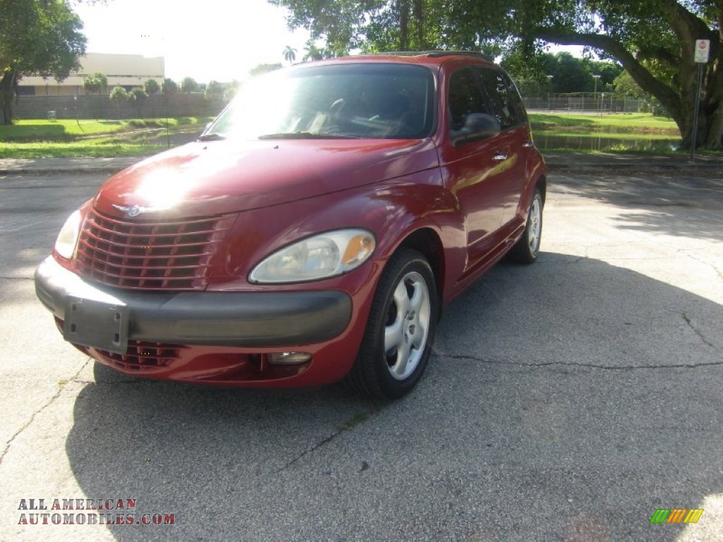 2001 PT Cruiser Limited - Inferno Red Pearl / Taupe/Pearl Beige photo #1