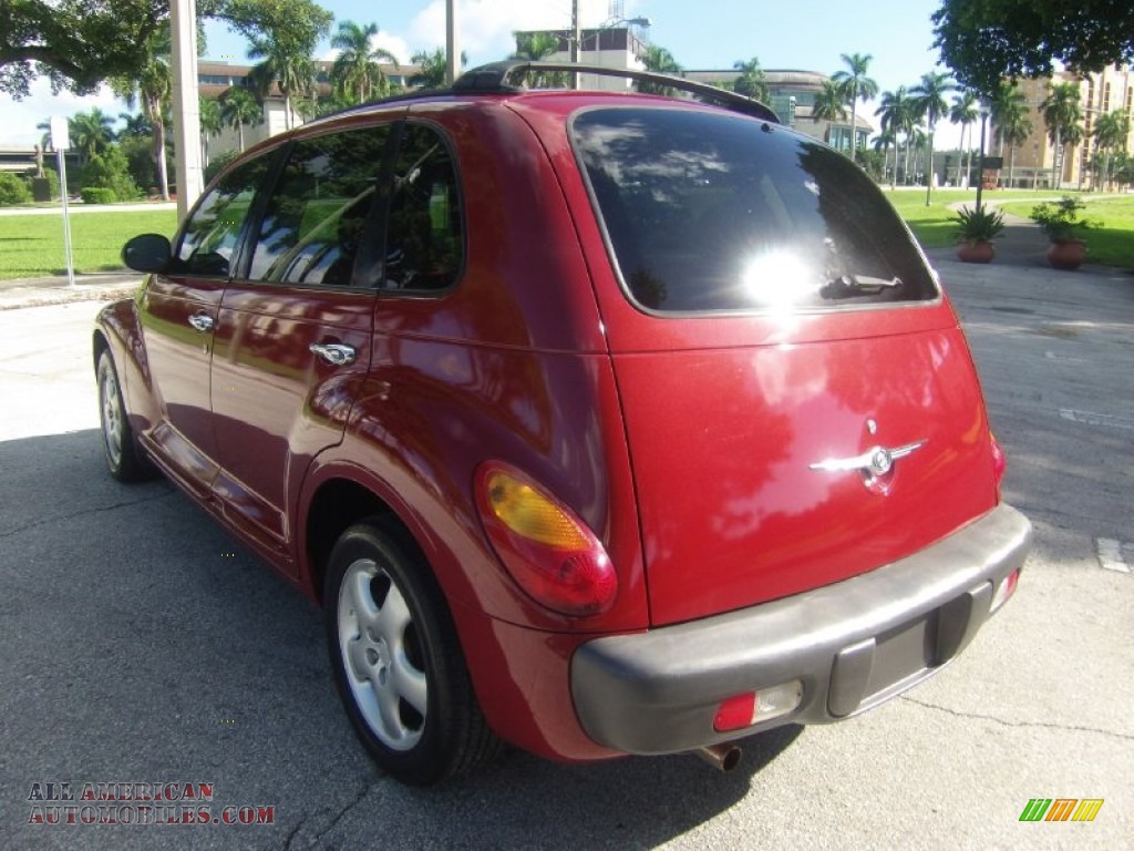 2001 PT Cruiser Limited - Inferno Red Pearl / Taupe/Pearl Beige photo #3