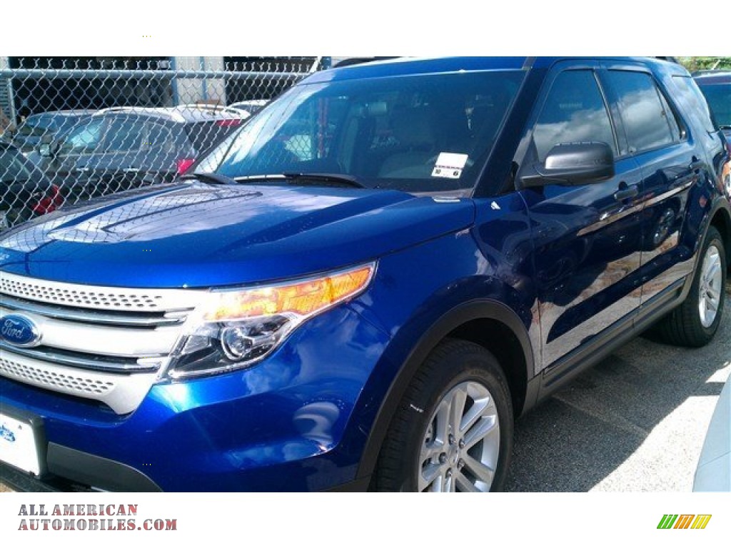 Ford Explorer Fwd In Deep Impact Blue Photo A All