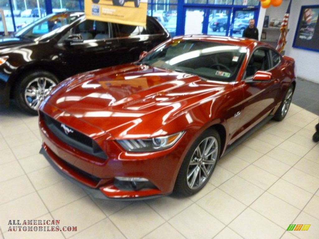 Ruby Red Metallic / Ebony Ford Mustang GT Premium Coupe