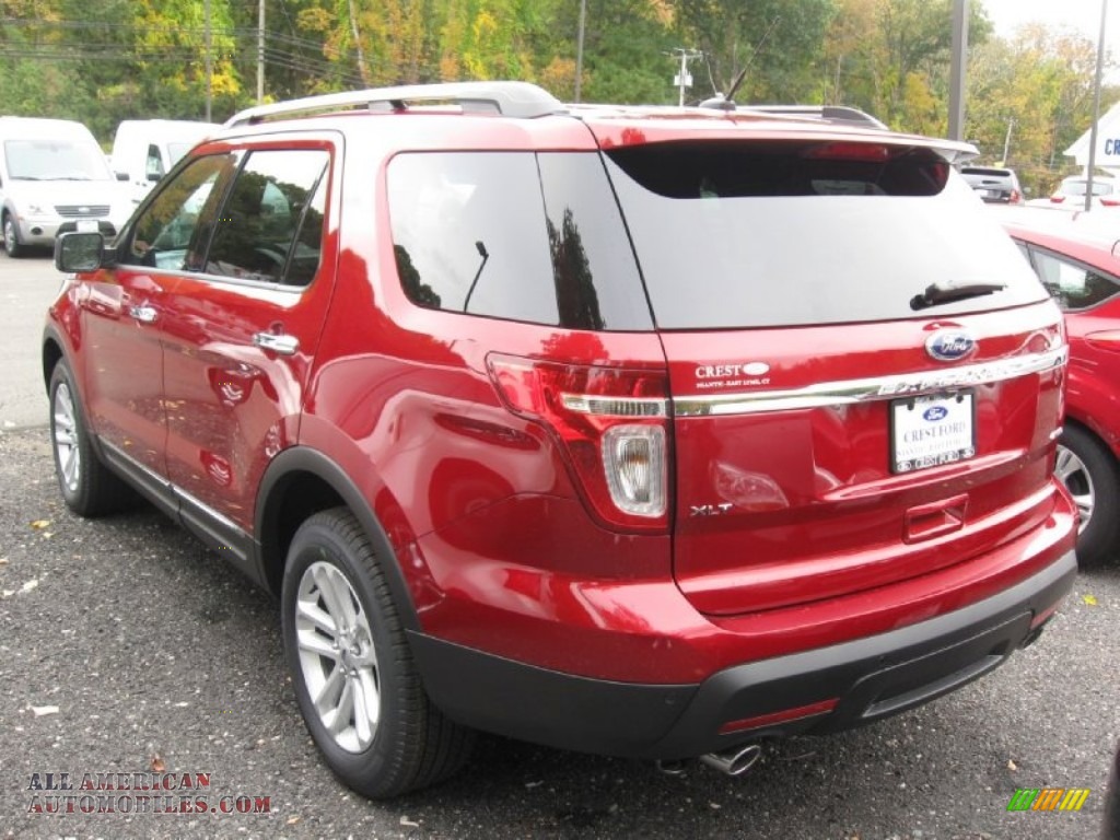 2015 Explorer XLT 4WD - Ruby Red / Charcoal Black photo #2