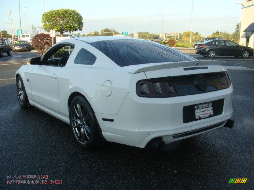 2014 Mustang GT Coupe - Oxford White / Charcoal Black/Cashmere Accent photo #4
