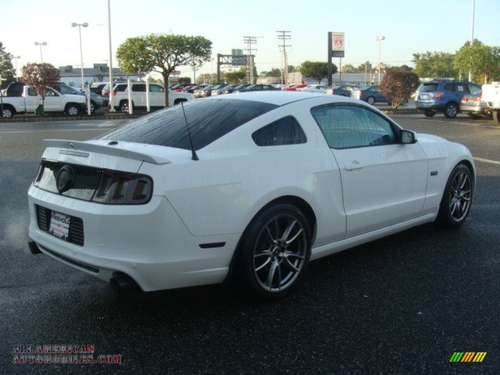2014 Mustang GT Coupe - Oxford White / Charcoal Black/Cashmere Accent photo #7
