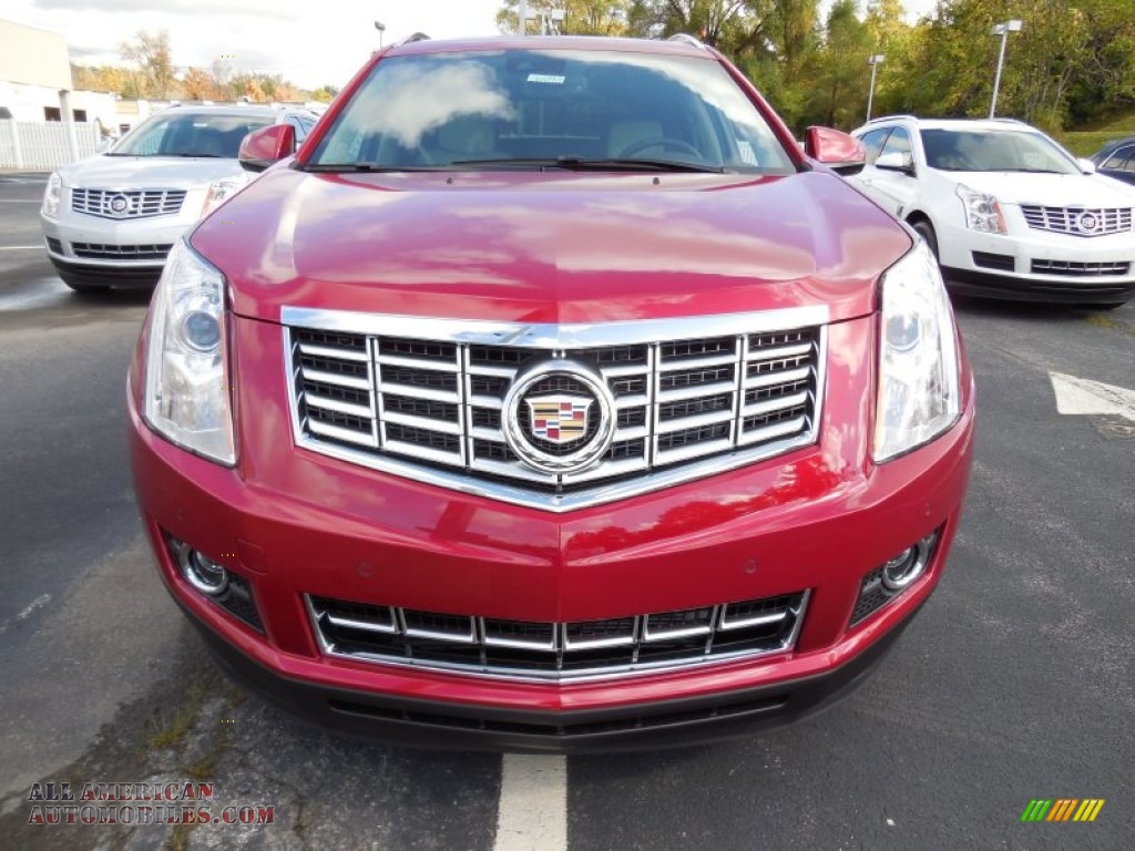 2015 SRX Performance AWD - Crystal Red Tintcoat / Shale/Brownstone photo #2