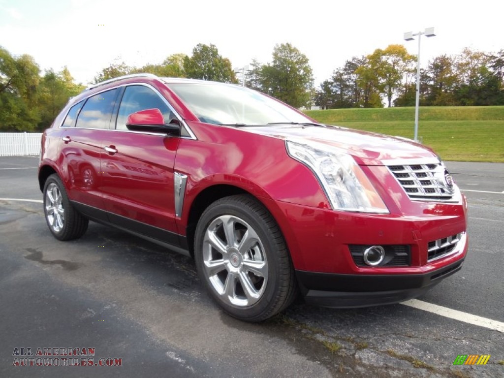 2015 SRX Performance AWD - Crystal Red Tintcoat / Shale/Brownstone photo #3