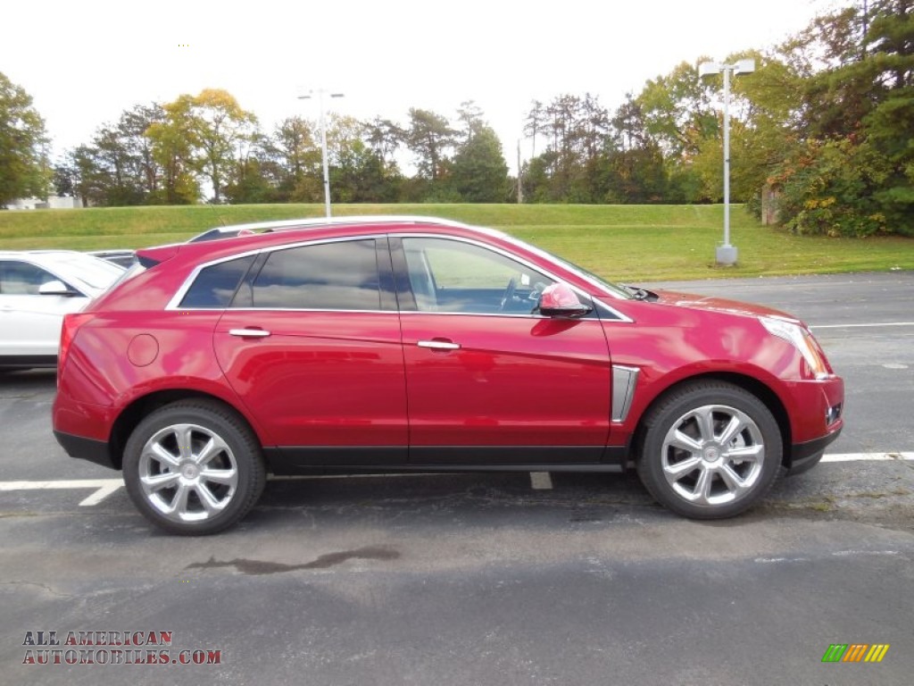 2015 SRX Performance AWD - Crystal Red Tintcoat / Shale/Brownstone photo #4
