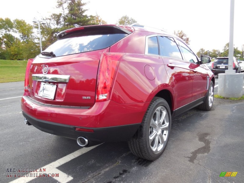 2015 SRX Performance AWD - Crystal Red Tintcoat / Shale/Brownstone photo #5