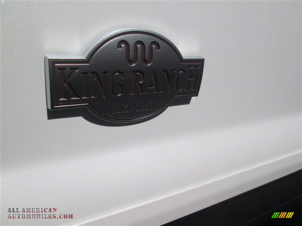 2015 F350 Super Duty King Ranch Crew Cab 4x4 - White Platinum / King Ranch Mesa Antique Affect/Adobe photo #9