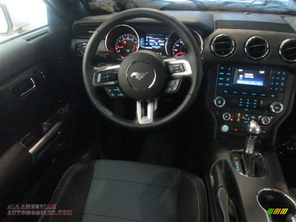 2015 Mustang V6 Coupe - Ingot Silver Metallic / Ebony photo #12