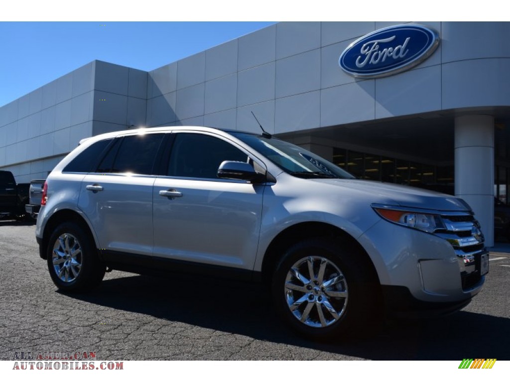 Ingot Silver / Charcoal Black Ford Edge Limited