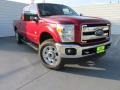 Ford F250 Super Duty King Ranch Crew Cab 4x4 Ruby Red photo #2
